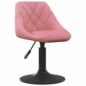 vidaXL Taburete de bar Rosa 46 x 44 x (62.5-77.5) cm Cuero sint&eacute;tico
