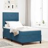 vidaXL Cama tipo Box Spring Azul Oscuro 80 x 200 cm Terciopelo