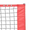 vidaXL Red de tenis Manual Negro y rojo 396 x 92 x 87 cm Poli&eacute;ster