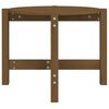 vidaXL Mesa de centro de madera maciza de pino marrón miel 62,5x45 cm
