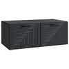 vidaXL Mueble para TV de pared Negro 78,5 x 41 x 30 cm