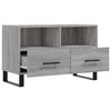 vidaXL Mueble de TV madera de ingenier&iacute;a gris Sonoma 80x36x50 cm