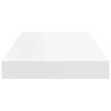 vidaXL Estante flotante de pared MDF blanco 50x23x3,8 cm