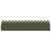 vidaXL Bordes para c&eacute;sped 30 uds. 103 x 0,05 x 22 cm Acero Verde oliva