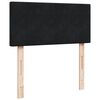 vidaXL Cama box spring con colchón cuero sintético negro 90x190 cm