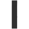 vidaXL Armario estrecho madera de ingenier&iacute;a negro 30x42,5x225 cm