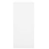 vidaXL Armario de oficina con puerta corredera acero blanco 90x40x90cm