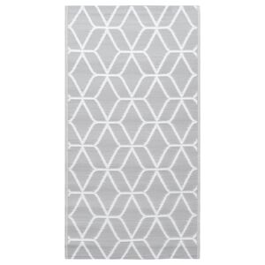 vidaXL Alfombra exterior ARAKIL PP gris 160x230 cm
