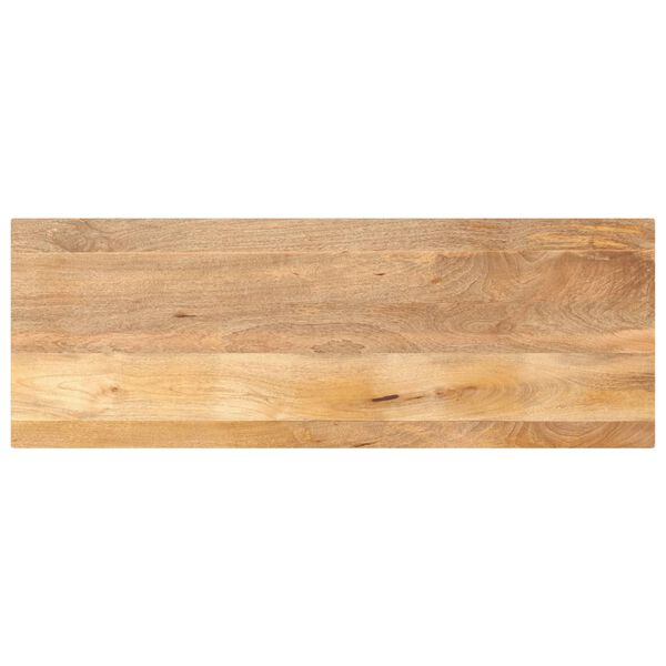 vidaXL Tablero de mesa rectangular madera maciza mango 140x50x2,5 cm