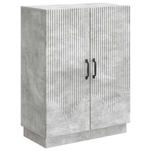 vidaXL Aparador Gris Hormig&oacute;n 66 x 34,5 x 87 cm Madera de Ingenier&iacute;a