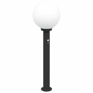 vidaXL Baliza luminosa con sensor de 80 cm, color negro, IP44