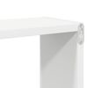vidaXL Estantes cubo de pared 2 unidades blanco 26x15x26 cm