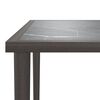vidaXL Set de muebles de jardín 3 pzas y cojines ratán sintético gris
