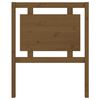 vidaXL Cabecero de cama madera maciza pino marrón miel 80,5x4x100 cm
