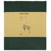 vidaXL Tela para Mesa 5 uds. Rectangular Verde oscuro 140 x 160 cm