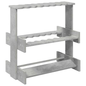 vidaXL soporte para tacos de billar Madera de ingenier&iacute;a Gris Hormig&oacute;n