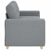 vidaXL Sof&aacute; Loveseat gris claro 180x77x82 cm de tela