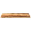 vidaXL Tablero de mesa rectangular madera mango rugosa 100x50x3,8 cm