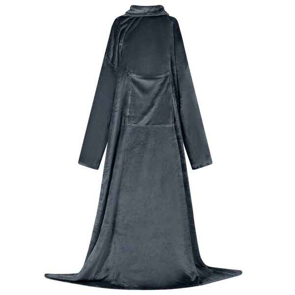 vidaXL Sudadera manta Azul marino Franela