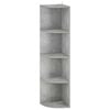 vidaXL Estante de esquina 4 niveles 41,5 x 41,5 x 143 cm