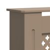 vidaXL Cubierta para radiador MDF 205 cm