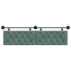 vidaXL Cabecera Colgante Verde Mar 170 x 55 x 7 cm Terciopelo