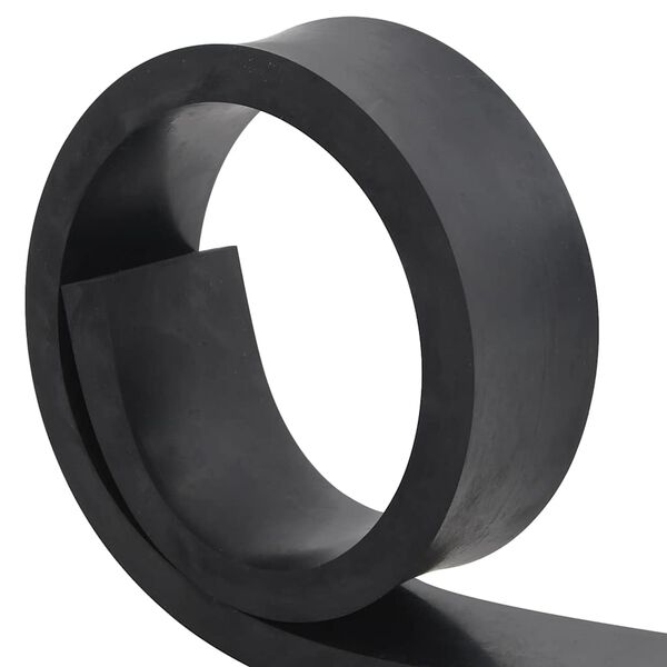 vidaXL Borde de goma para quitanieves negro 80x8x2 cm