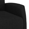 vidaXL Sill&oacute;n reclinable el&eacute;ctrico de tela negro