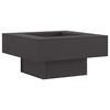 vidaXL Taz&oacute;n de fuego Negro 80 x 80 x 40 cm Acero autopatinable