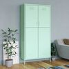 vidaXL Armario de acero verde menta 90x50x180 cm