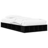 vidaXL Estructura de cama con almacenamiento Roble Negro 80 x 200 cm