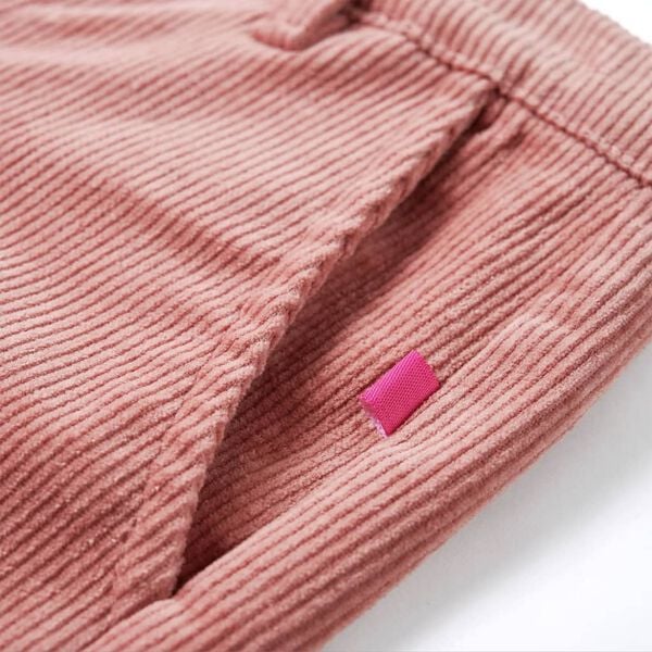 Pantalón infantil pana rosa envejecido 128