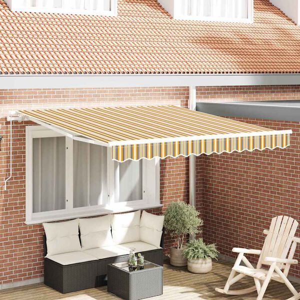 vidaXL Toldo Manual Multicolor 300 x 250 x 165 cm Poli&eacute;ster
