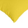 vidaXL Cojines de sofá 2 pcs Amarillo Claro 50 x 30 cm tela