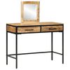 vidaXL Mesa de tocador Marr&oacute;n 100 x 40 x 120 cm Madera maciza de Mango