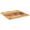 vidaXL Tablero de mesa cuadrado madera maciza de mango 70x70x2,5 cm