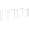 vidaXL Panel de valla de jard&iacute;n 12 uds. 100 x 30 cm Acero Galvanizado