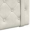 vidaXL Cabecera Colgante Crema 150 x 55 x 5 cm Terciopelo