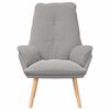 vidaXL sill&oacute;n Gris Claro 69 x 74 x 93 cm Tela Sherpa