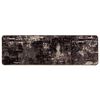 vidaXL Pasillo de alfombra MARSA Negro 100 x 350 cm Poli&eacute;ster y PVC