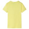 Camiseta infantil amarillo 128