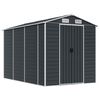 vidaXL Cobertizo de jard&iacute;n acero galvanizado antracita 191x300x198 cm