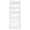 vidaXL Puerta de armario de lamas madera pino blanco 99,3x39,4 cm