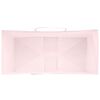 vidaXL Bolsas de papel con asas 250 uds rosa 18x8x22 cm
