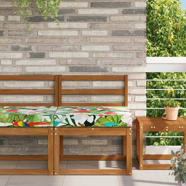 vidaXL Coj&iacute;n para sof&aacute; de exterior de colores 60 x 60 x 8 cm Poli&eacute;ster