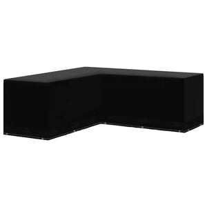 vidaXL Cubierta de muebles de jard&iacute;n forma L 12 ojales 250x250x90 cm