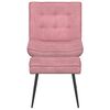 vidaXL Sill&oacute;n de relax con reposapi&eacute;s terciopelo rosa