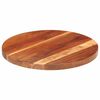 vidaXL Tablero de mesa redonda madera maciza de acacia 25-27 mm 40 cm