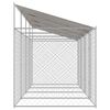 vidaXL Jaula para perro Plateado 800 x 200 x 256 cm Acero Galvanizado