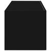 vidaXL Mueble de TV Montado en la Pared Negro 78,5 x 31 x 29,5 cm